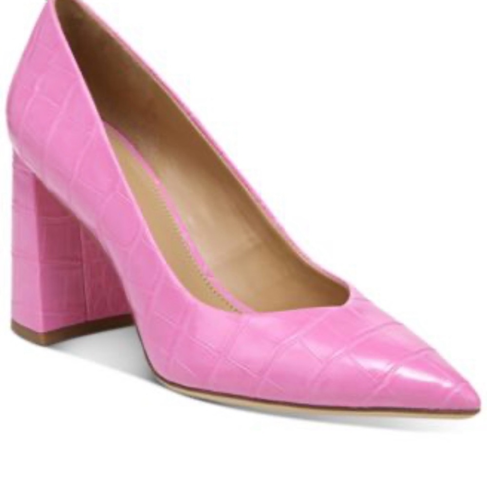 Circus by Sam Edelman Pink Embossed Heels